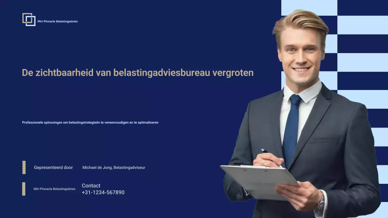Blue Professional Tax Consulting Promotie Presentatie