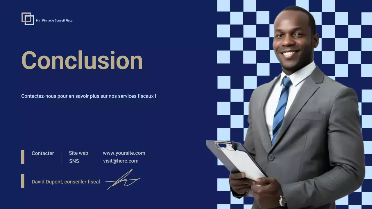 Présentation promotionnelle de Blue Professional Tax Consulting