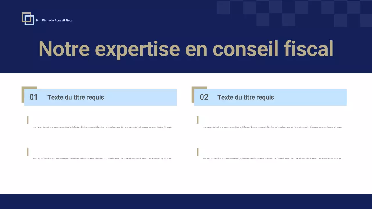 Présentation promotionnelle de Blue Professional Tax Consulting