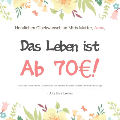 Feier zum 60. Geburtstag von Beige Baby