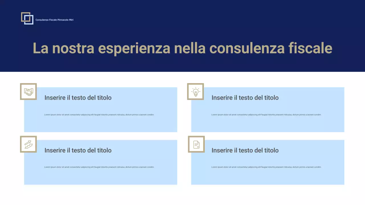 Presentazione della promozione di Blue Professional Tax Consulting
