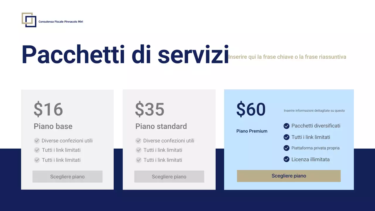 Presentazione della promozione di Blue Professional Tax Consulting