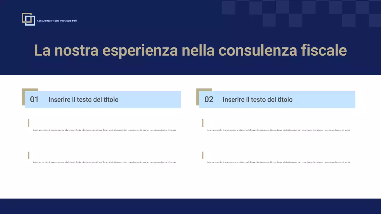 Presentazione della promozione di Blue Professional Tax Consulting