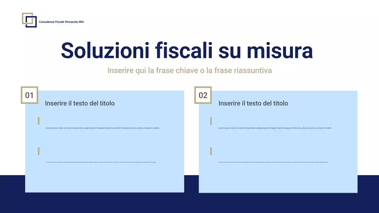 Presentazione della promozione di Blue Professional Tax Consulting