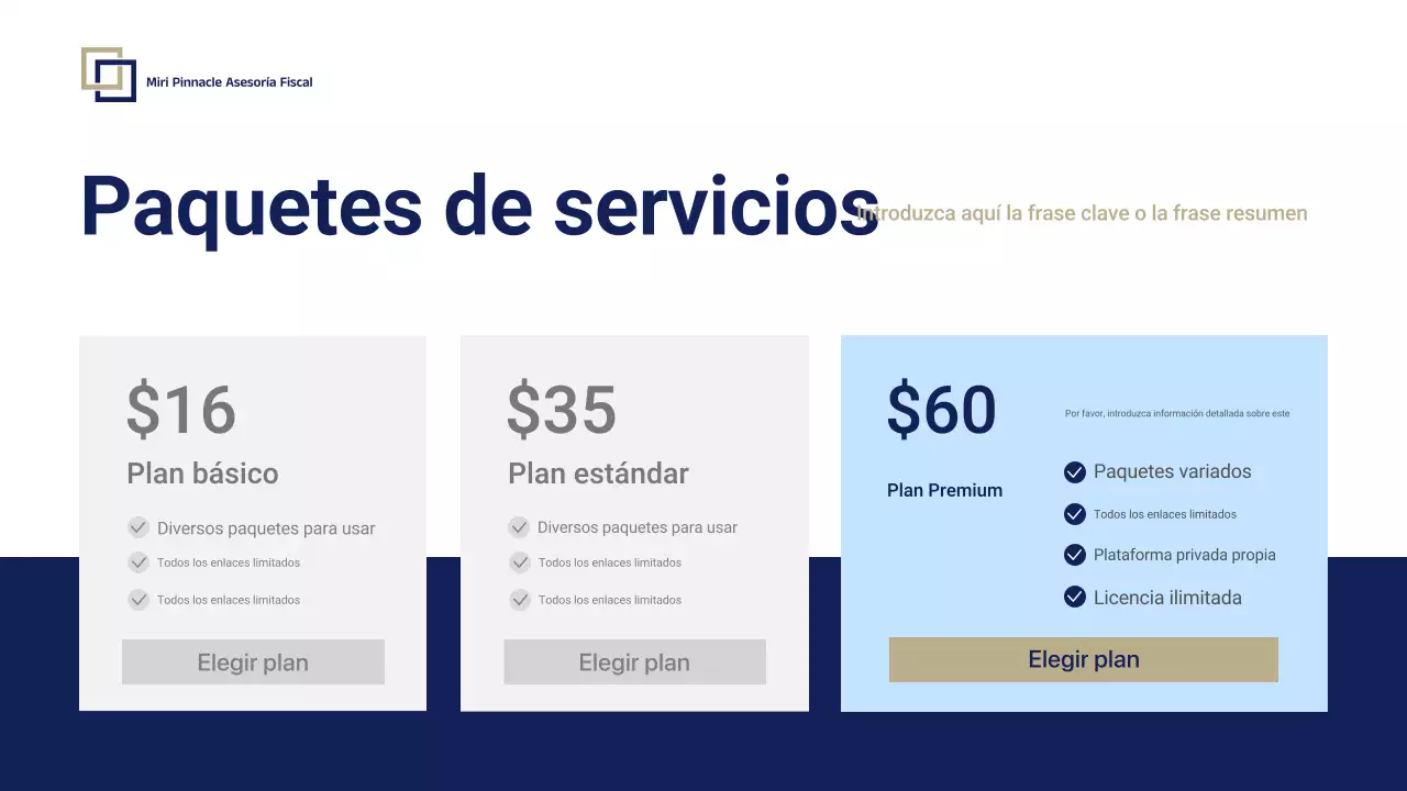 Presentación de la promoción de Blue Professional Tax Consulting