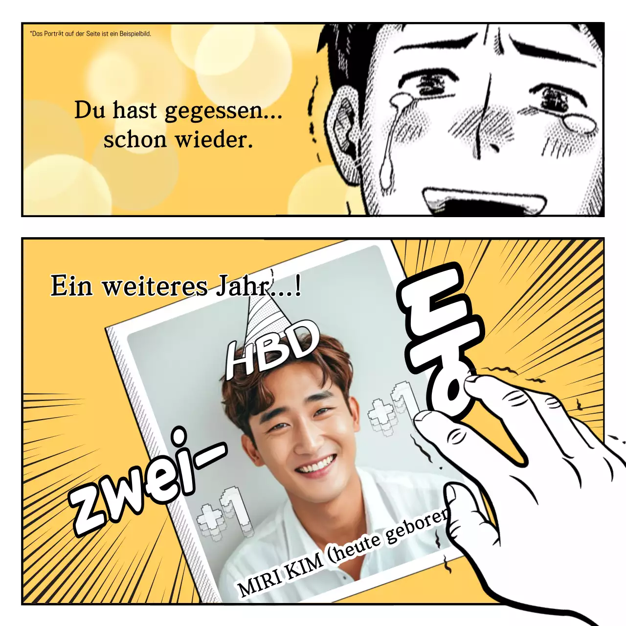 Yellow Bottle-Geburtstagsfeier