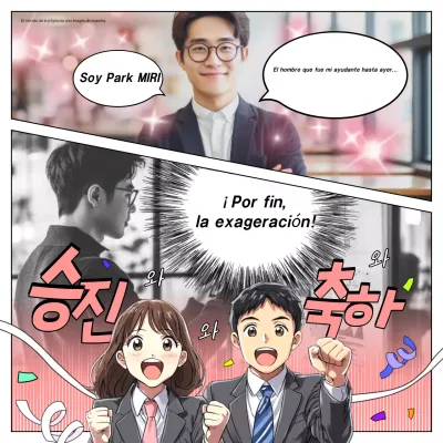 Felicitaciones por el ascenso de oficinista de Pink Gag