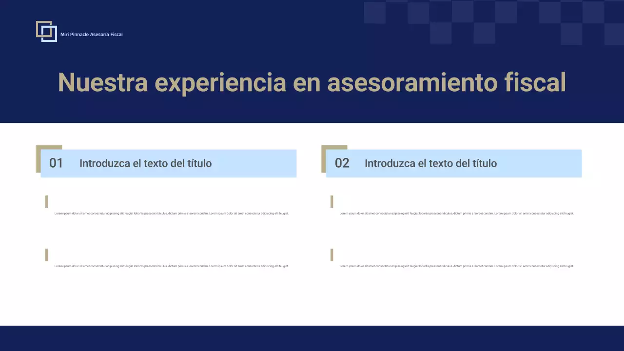 Presentación de la promoción de Blue Professional Tax Consulting
