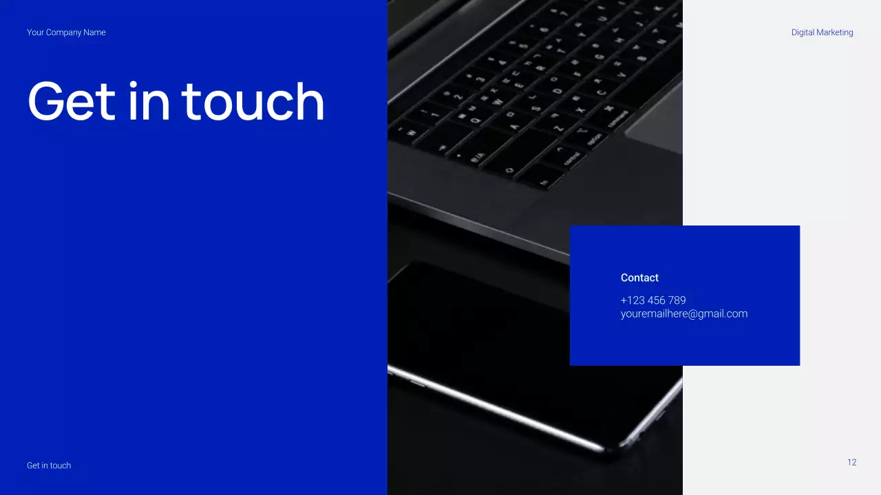 Simple and Trendy Digital Marketing Presentation