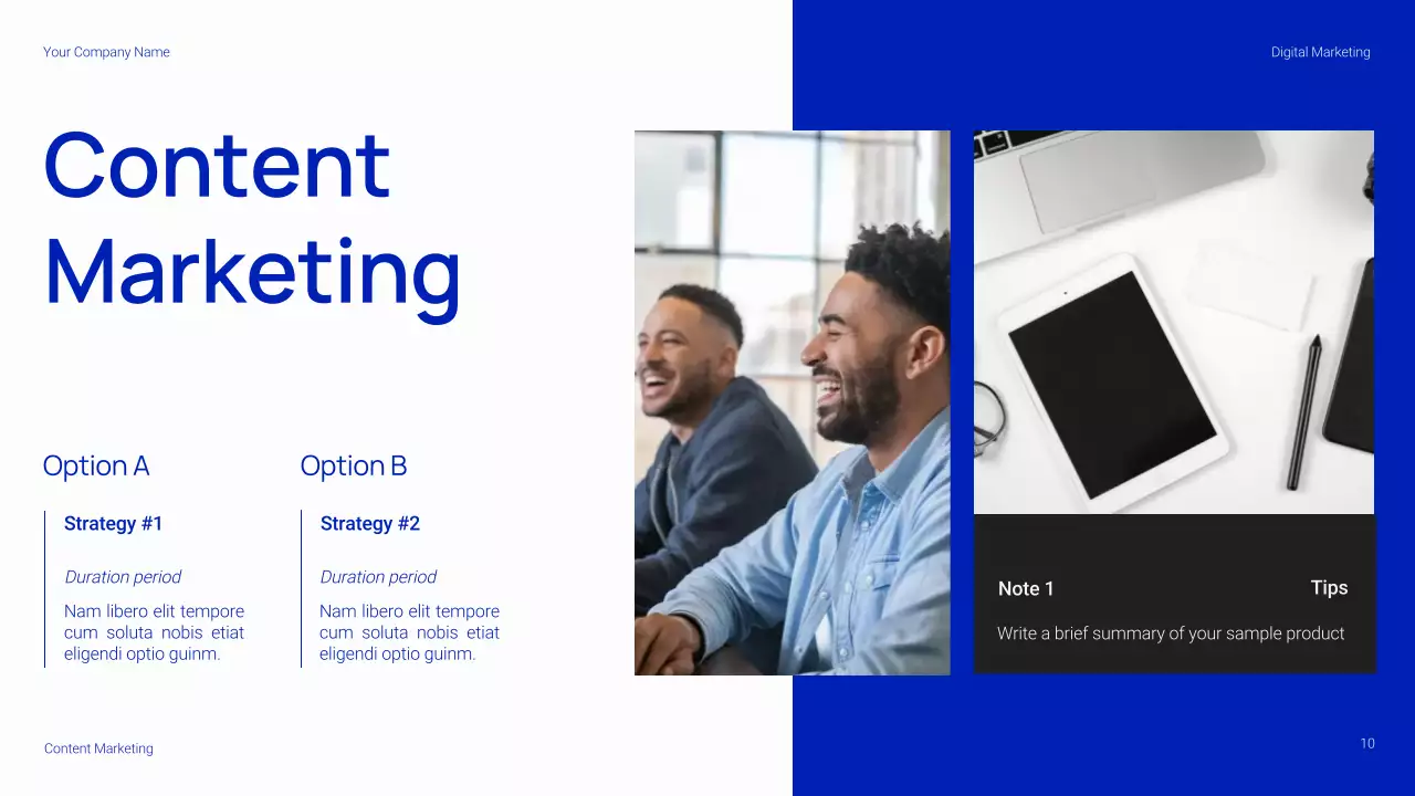 Simple and Trendy Digital Marketing Presentation