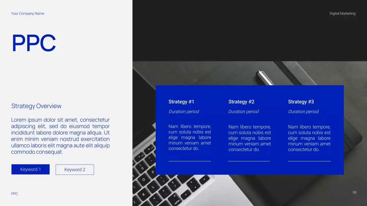 Simple and Trendy Digital Marketing Presentation