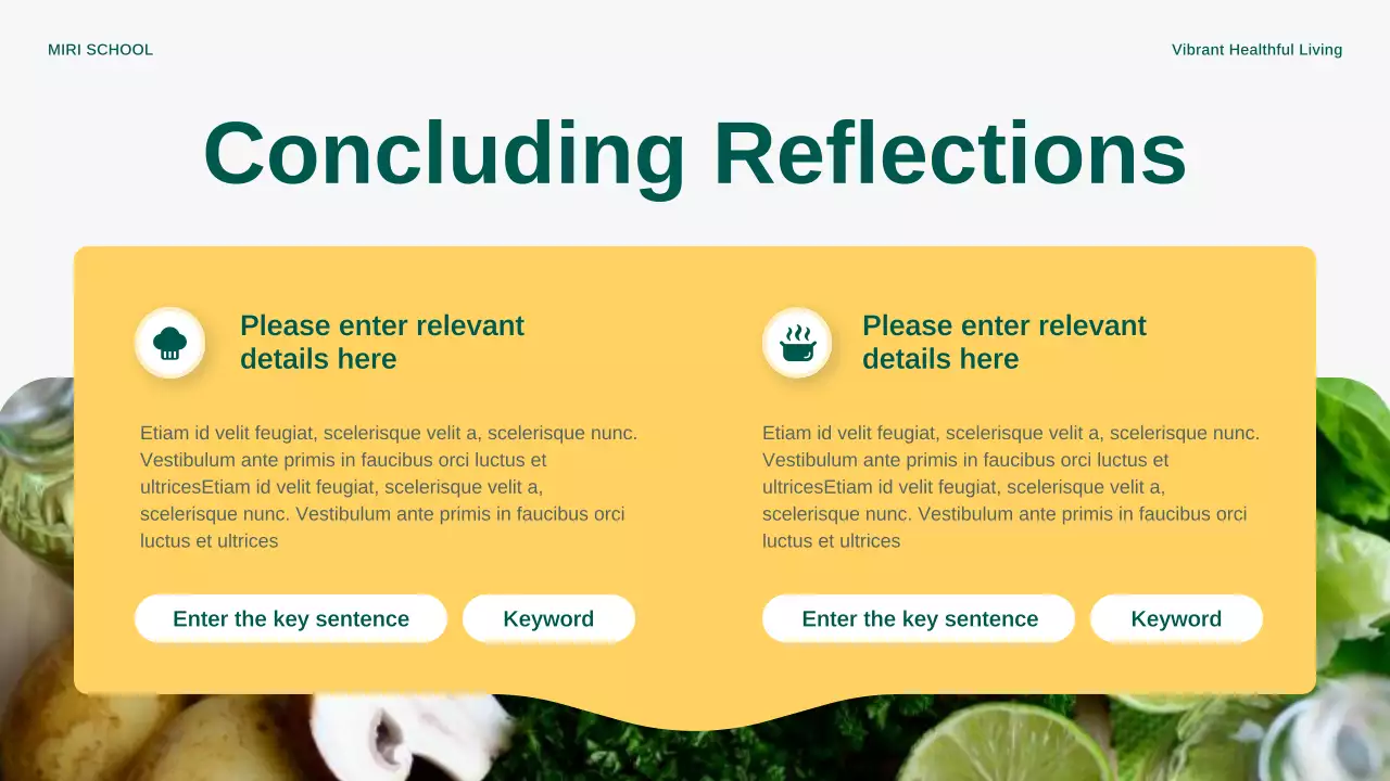 Yellow Modern Outdoor Cooking Announcement Presentation