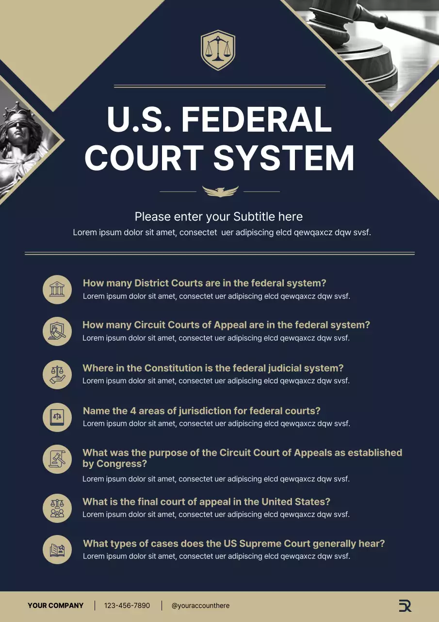 Navy Professional Legal Guide Poster