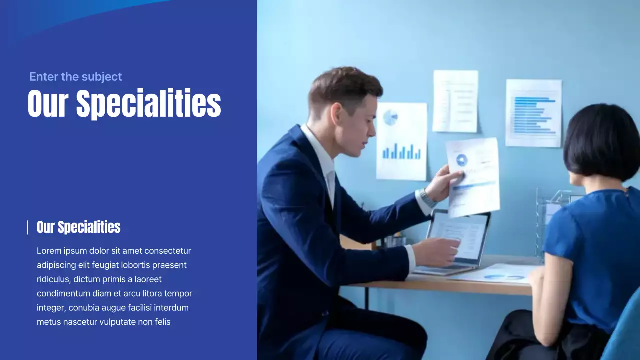 Blue Simple Tax Agency Business Presentation