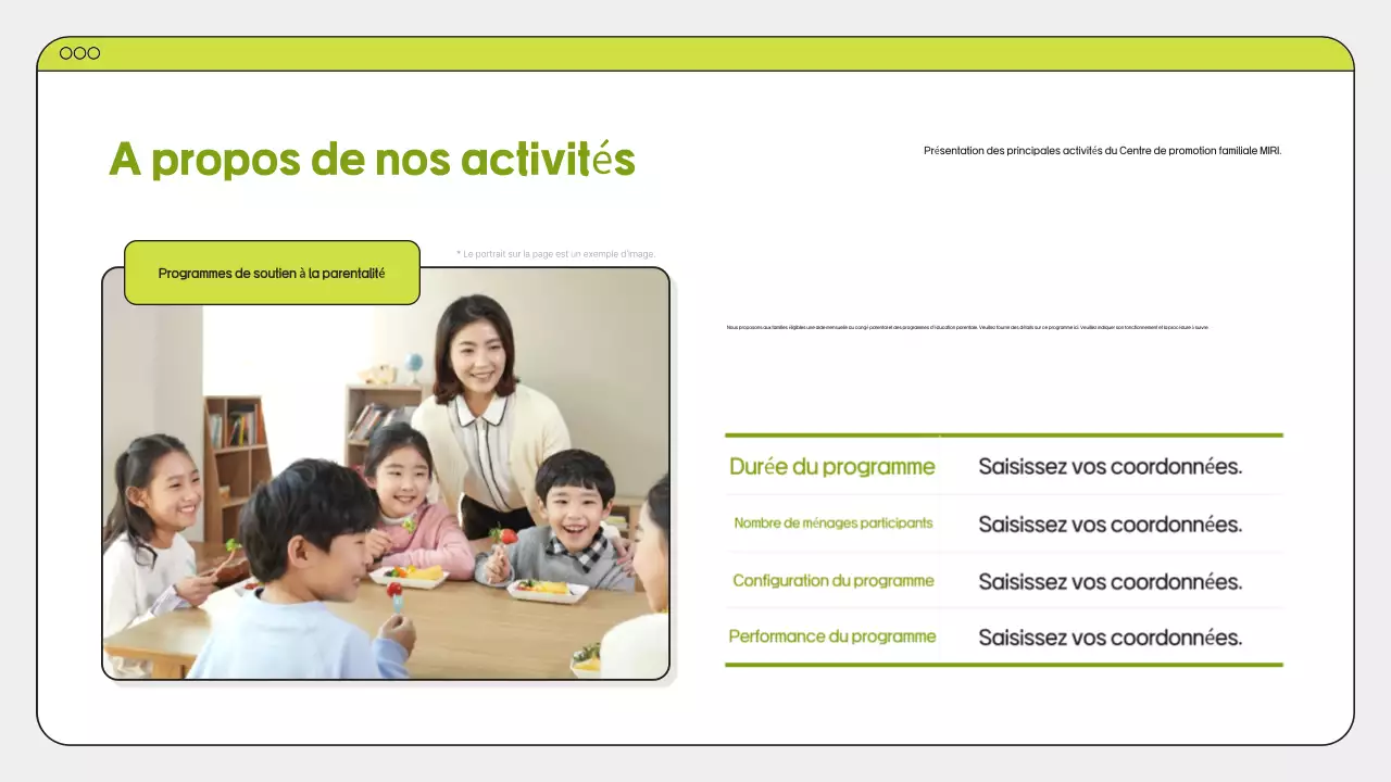 Promotion familiale verte et propre