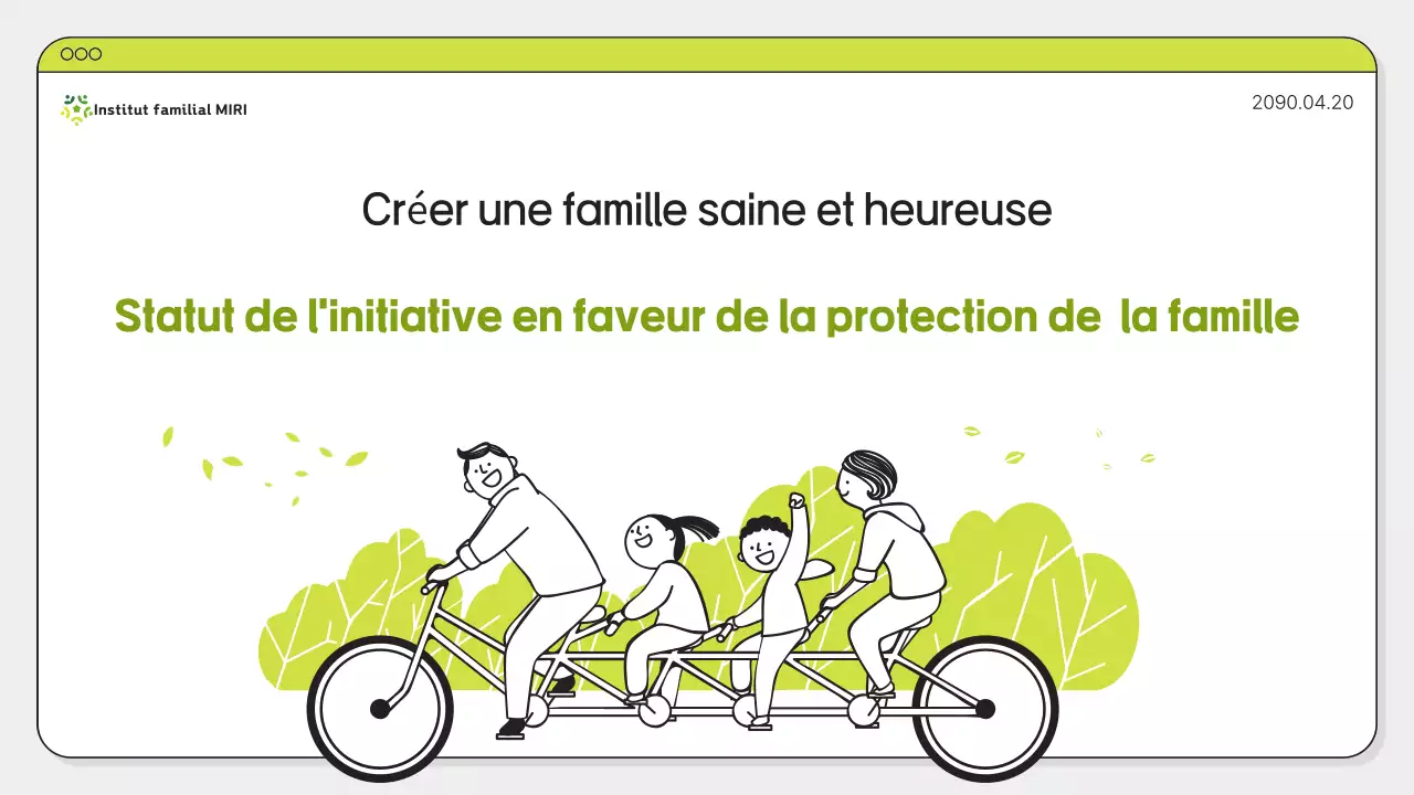 Promotion familiale verte et propre