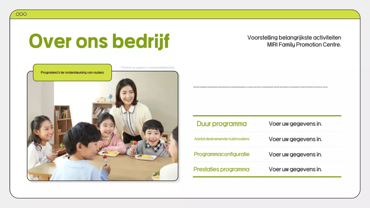 Groene Schone Familie Promotie