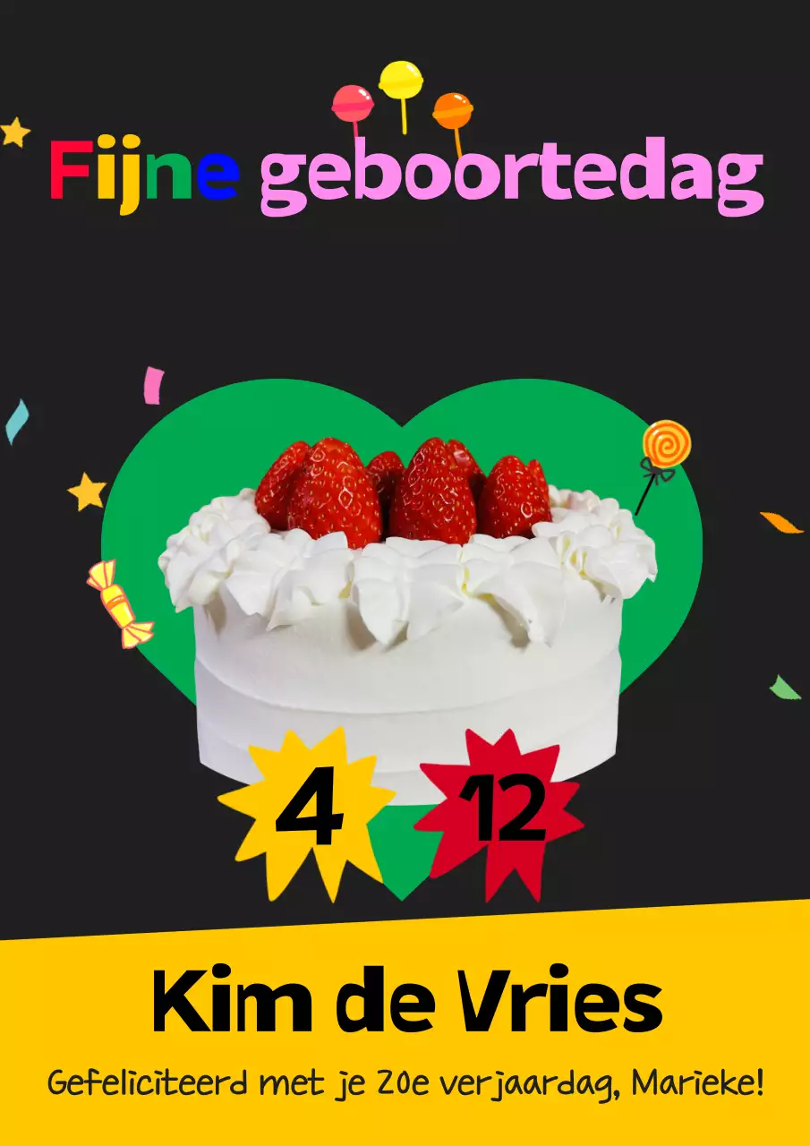 Black Pop Verjaardagsviering