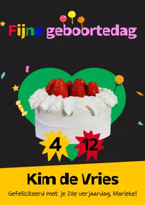 Black Pop Verjaardagsviering