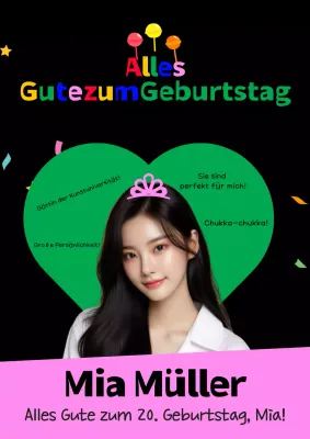 Alles Gute zum Geburtstag, Pink, Baby