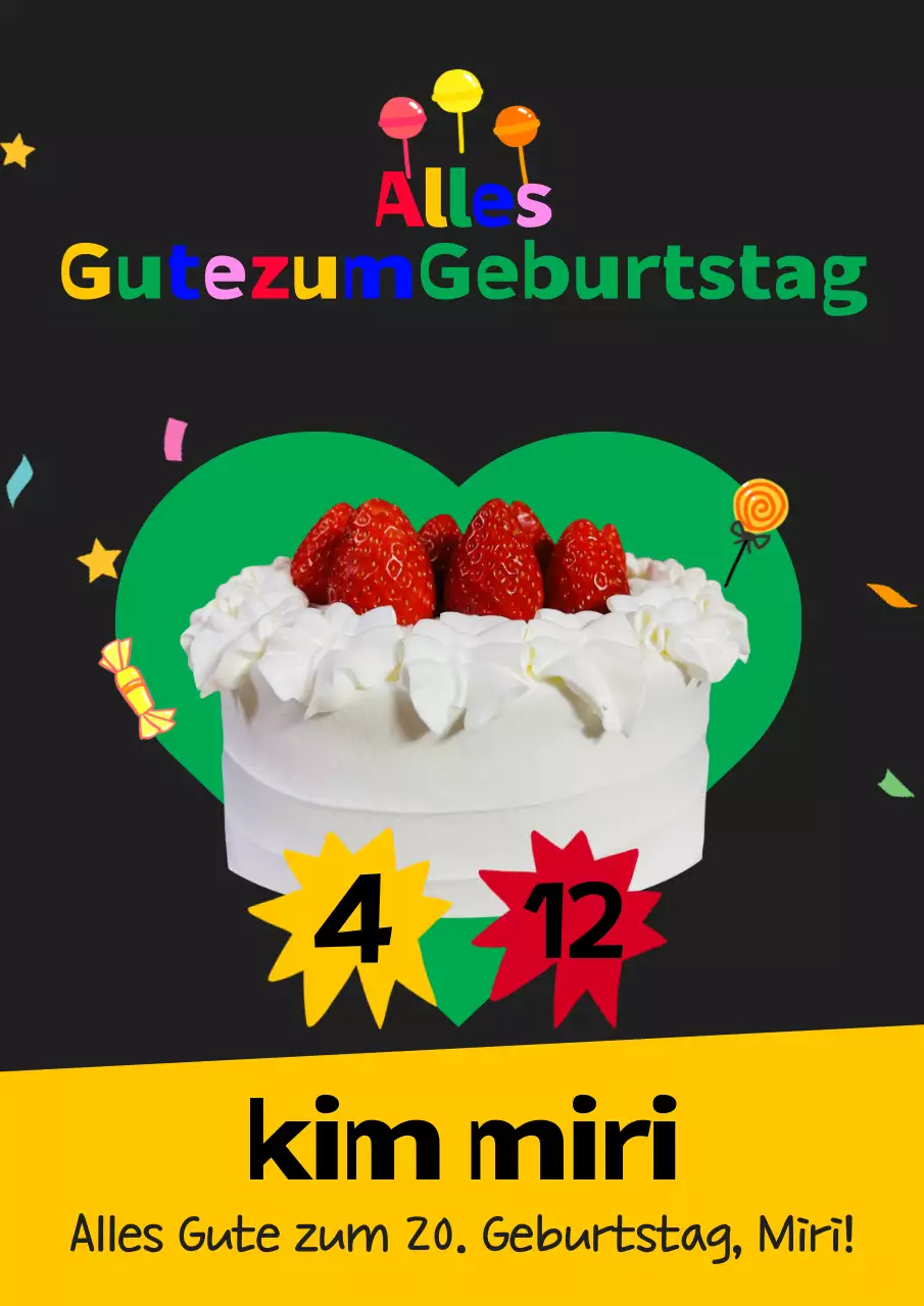 Black Pop Geburtstagsfeier