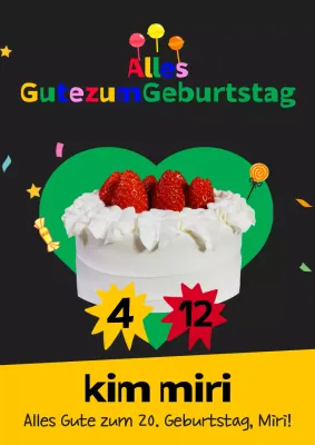 Black Pop Geburtstagsfeier