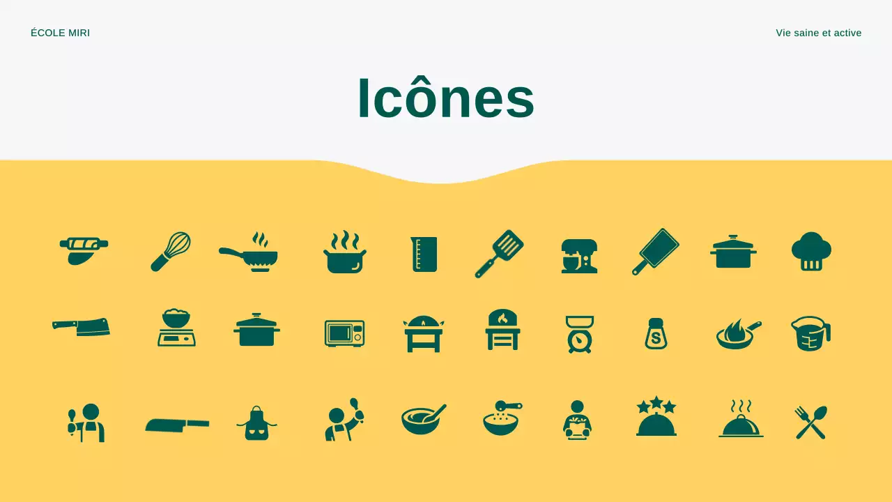 Présentation de l'annonce de la cuisine extérieure moderne jaune