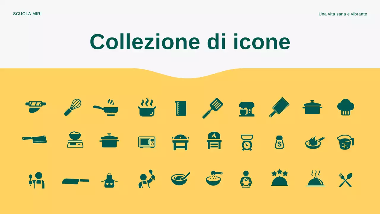 Presentazione dell'annuncio della cucina moderna all'aperto gialla