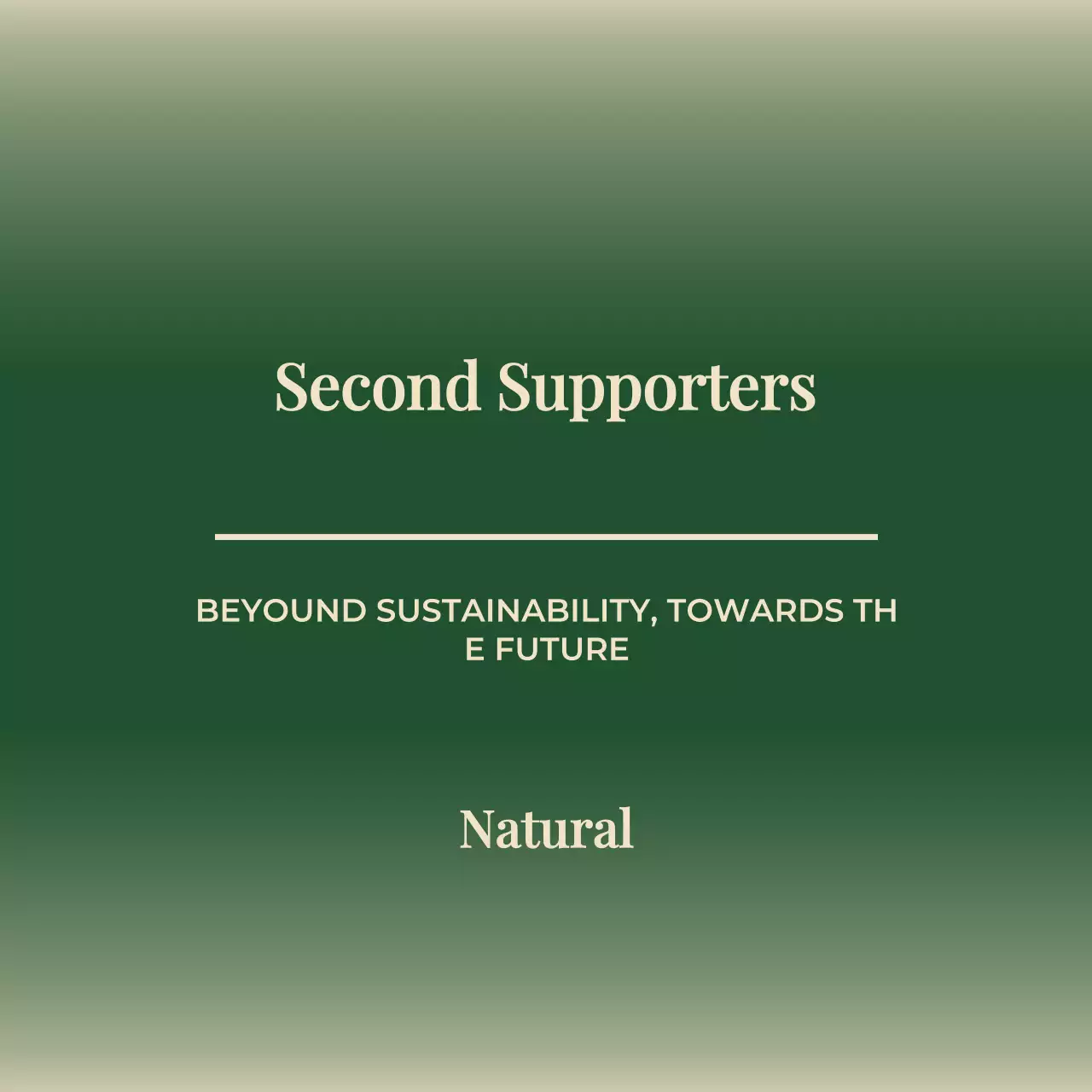 Teks minimalis menggunakan gradien halus