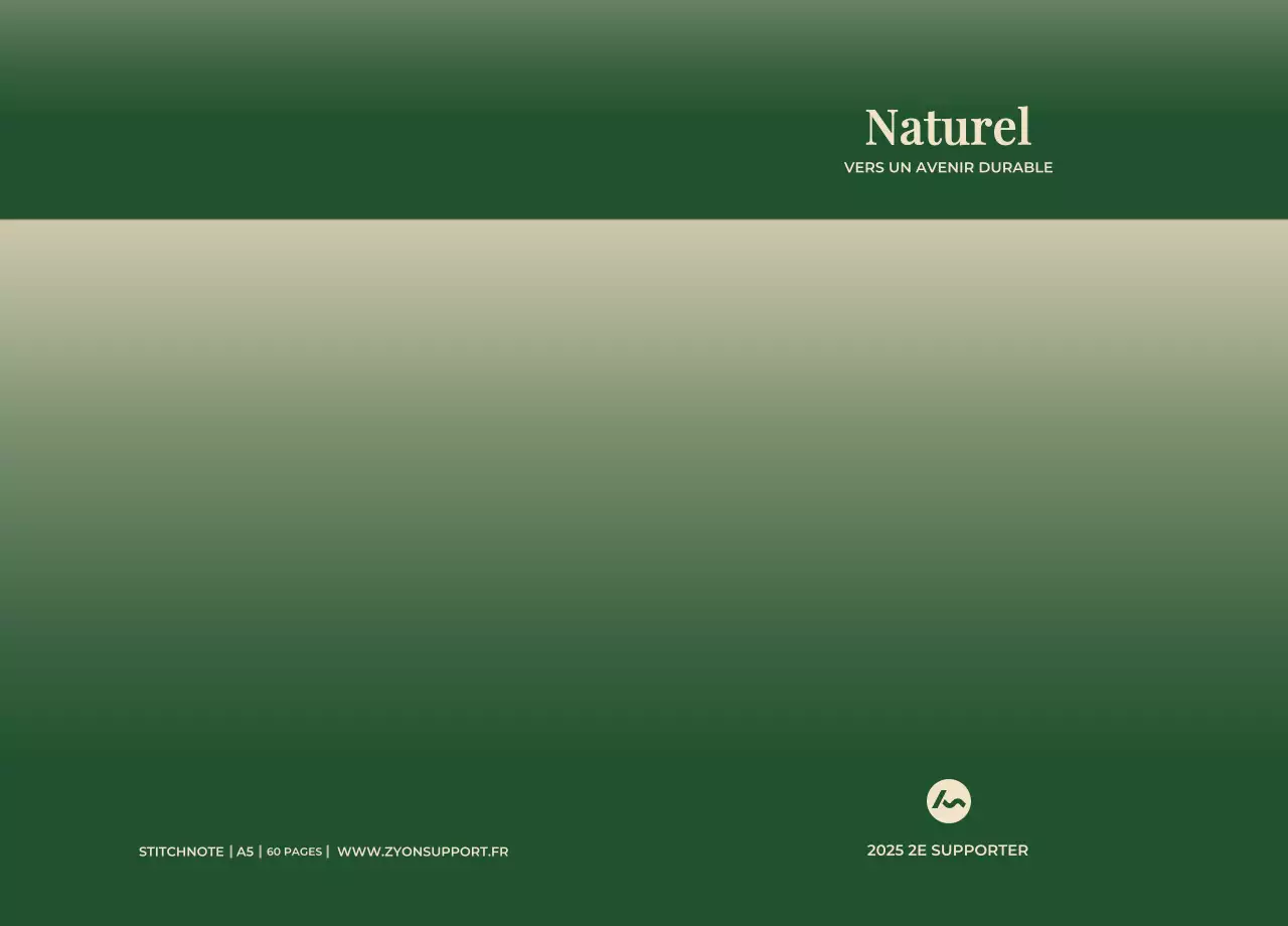 Texte minimaliste avec des dégradés subtils