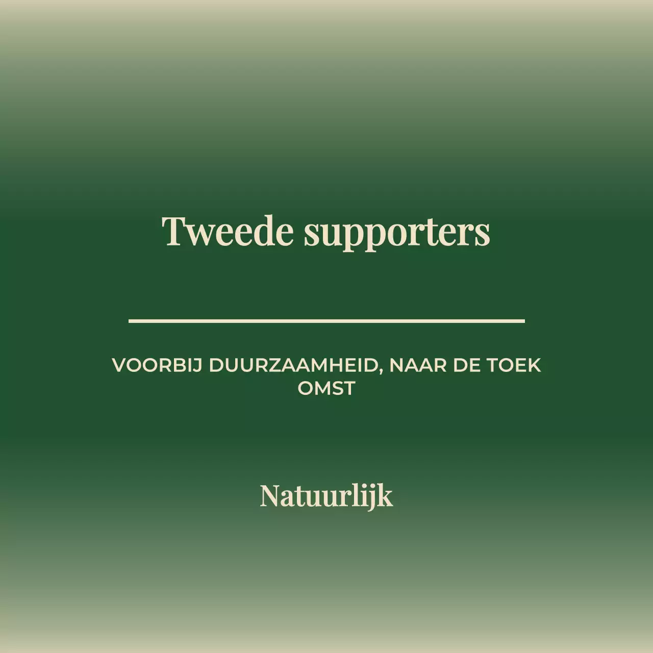 Minimalistische tekst met subtiele gradiënten