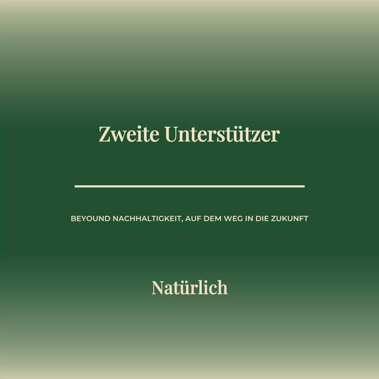 Minimalistischer Text mit subtilen Farbverläufen
