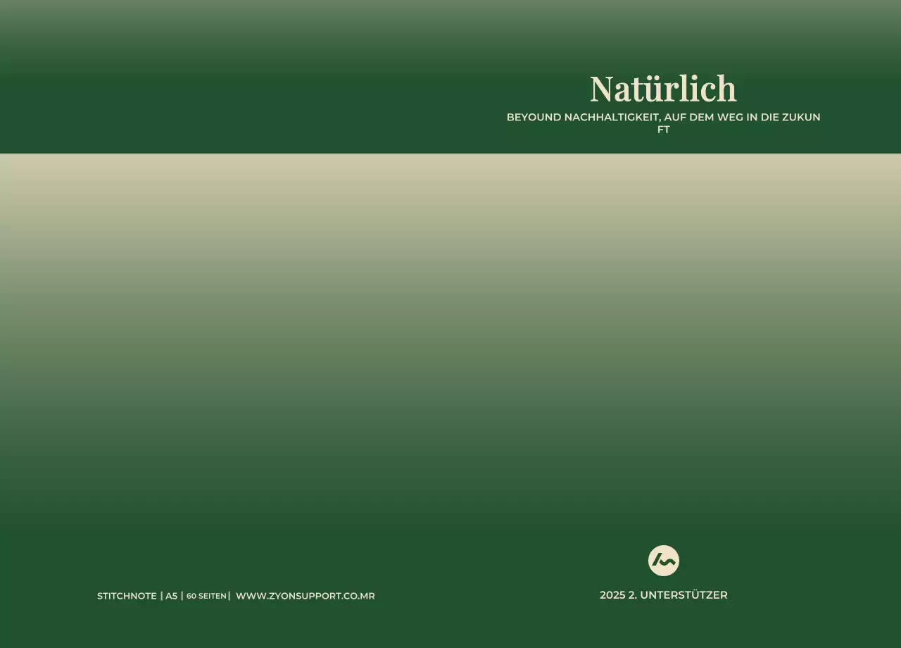 Minimalistischer Text mit subtilen Farbverläufen