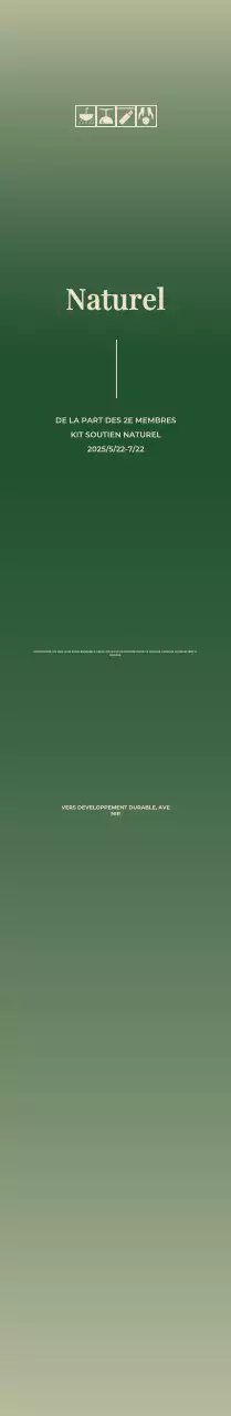 Texte minimaliste utilisant des dégradés subtils