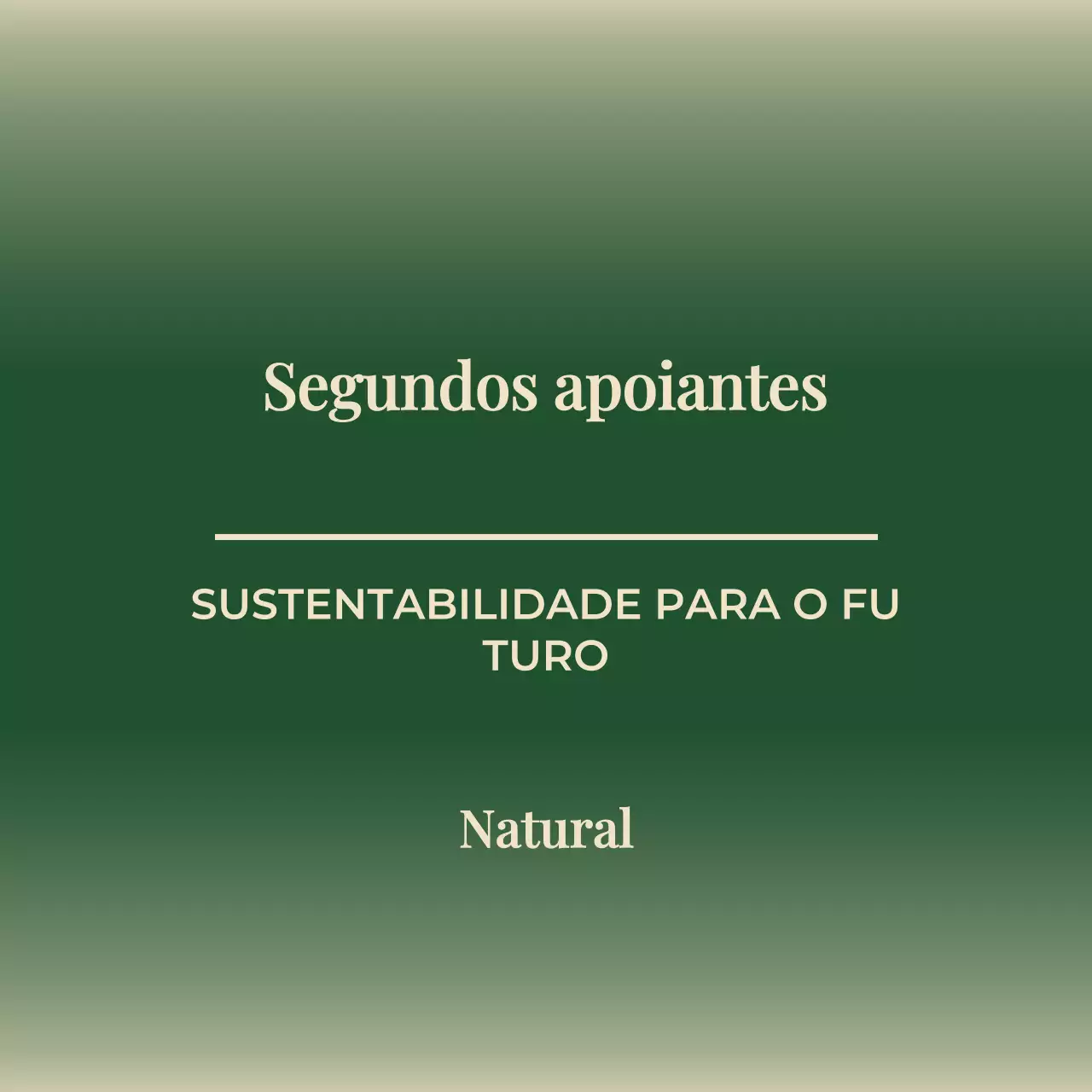 Texto minimalista usando gradientes sutis