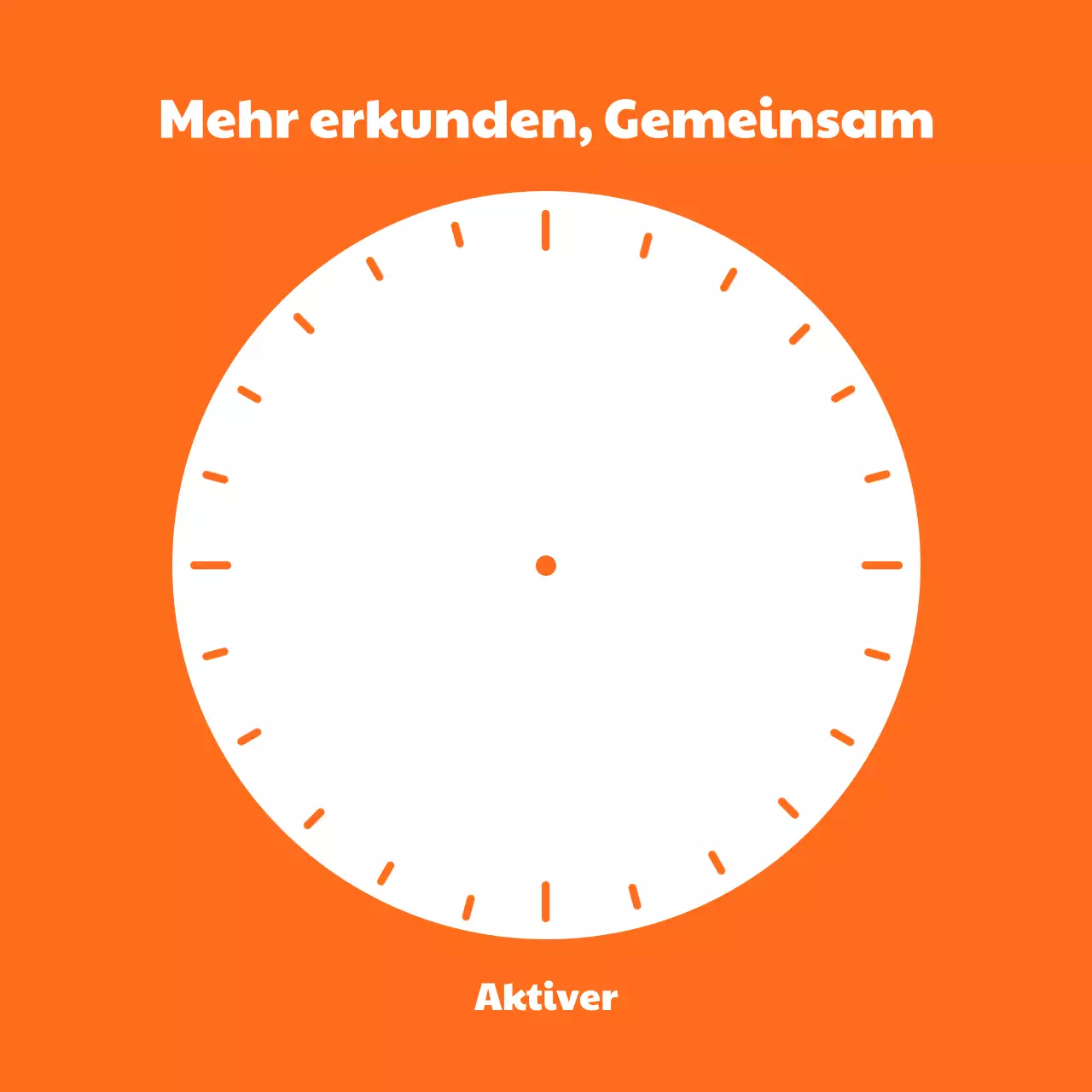 Minimalistische Papeterie mit schlichter Uhrenillustration