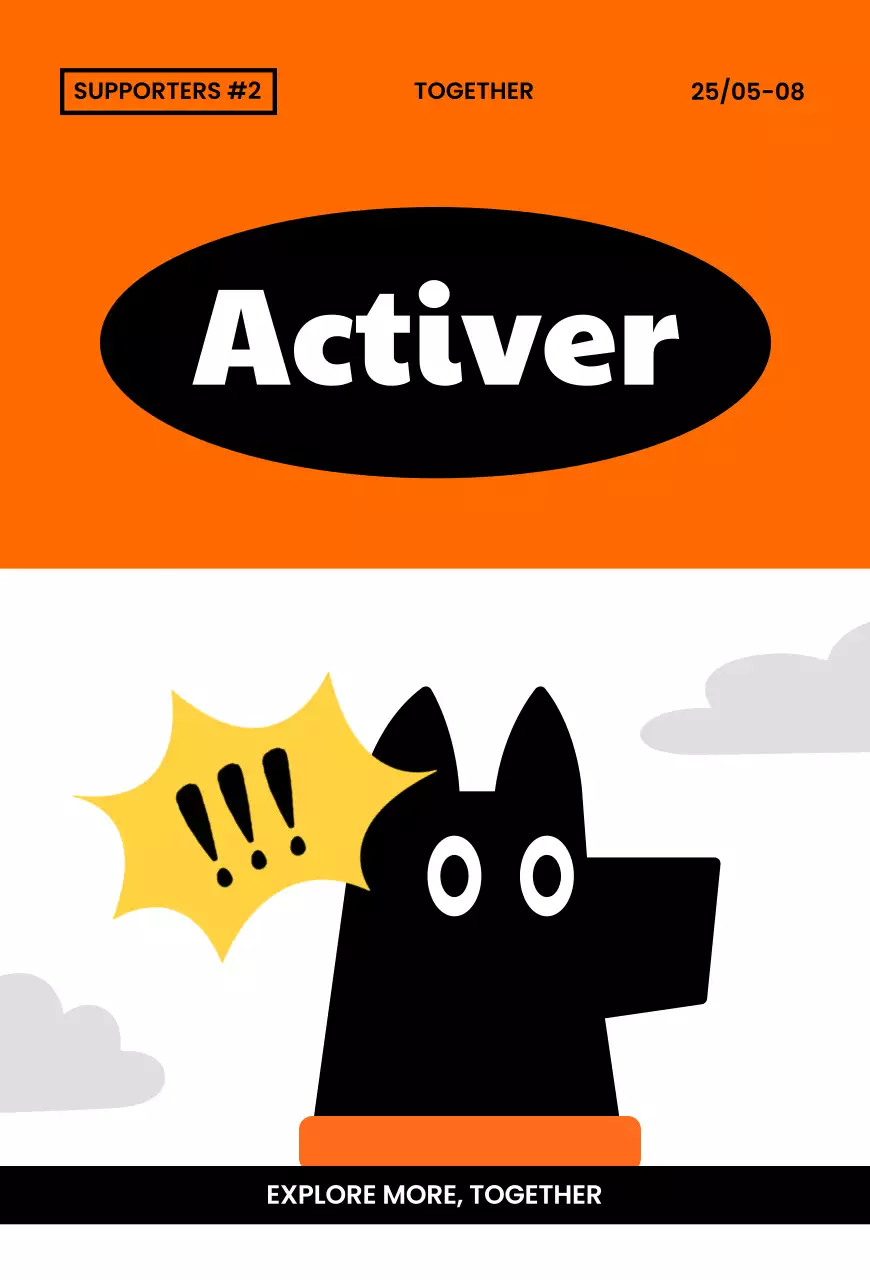 Promosi merek Kitsch menggunakan ilustrasi