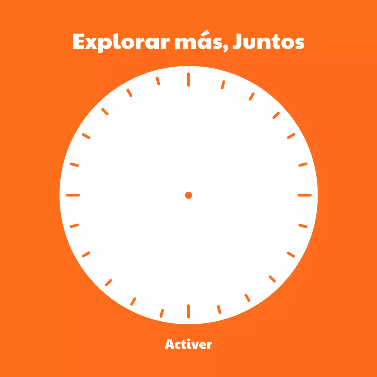 Papelería minimalista con una sencilla ilustración de un reloj.