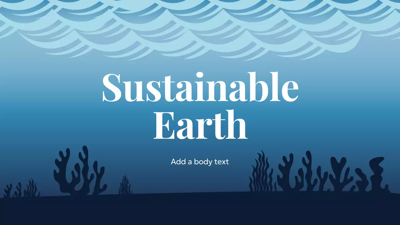 Blue Ocean Sustainable Earth Presentation