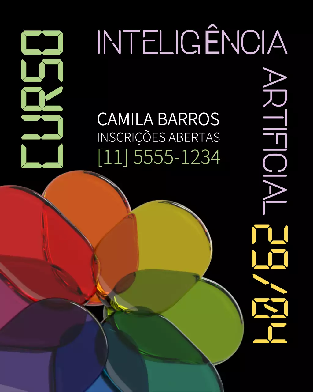 Anúncio do curso Black Modern AI no Instagram