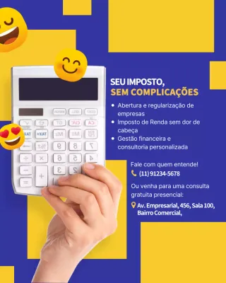 Publicação de anúncio financeiro geométrico moderno azul no Instagram