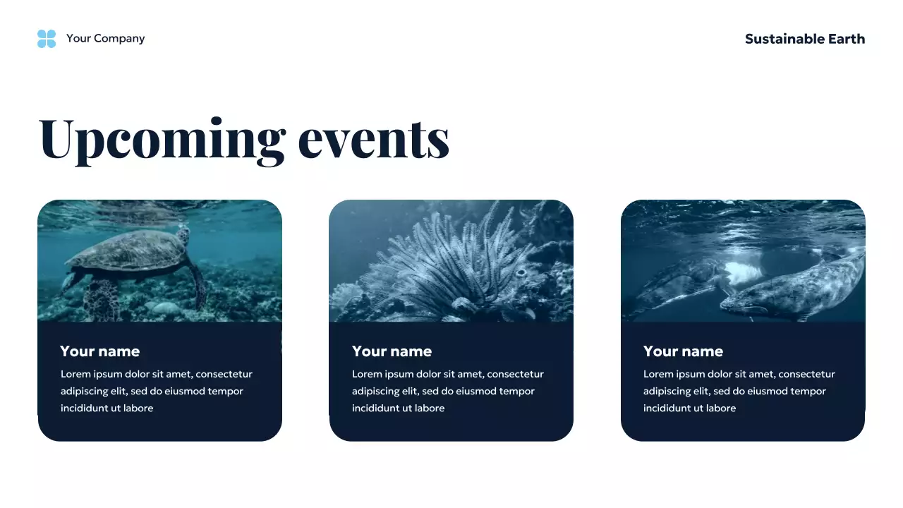 Blue Ocean Sustainable Earth Presentation