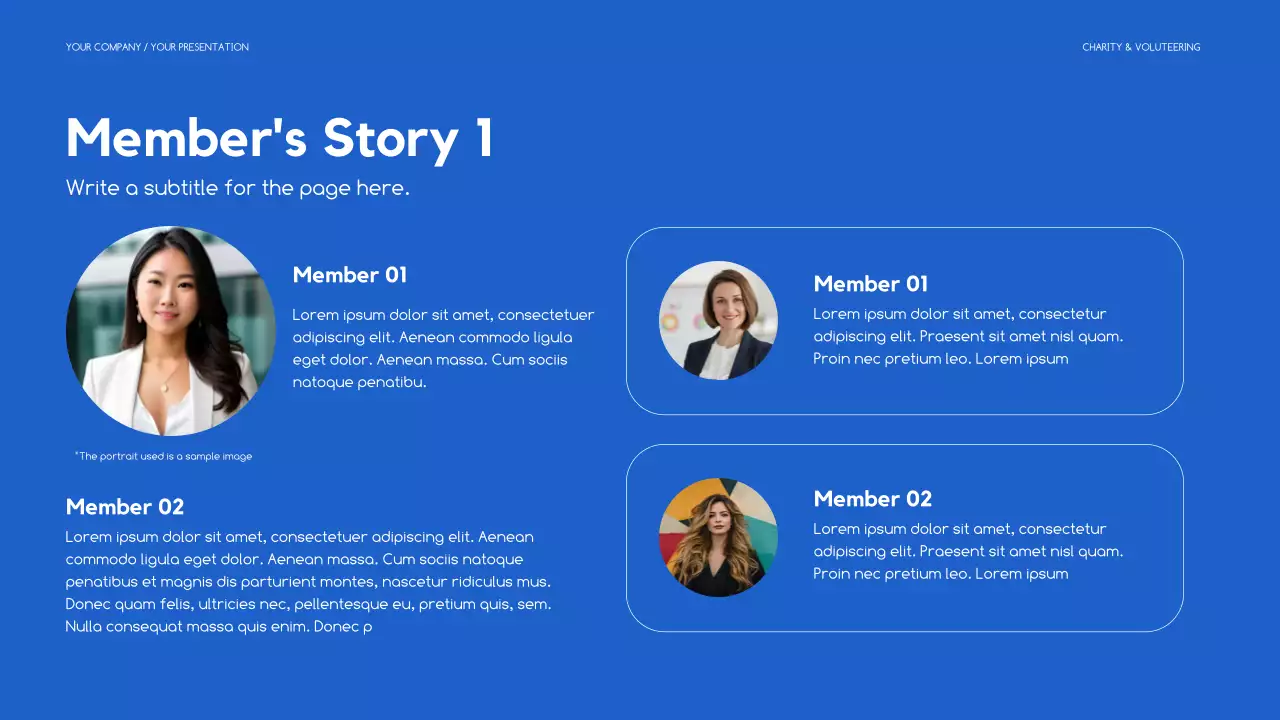 Blue Modern Fundraising Proposal Presentation