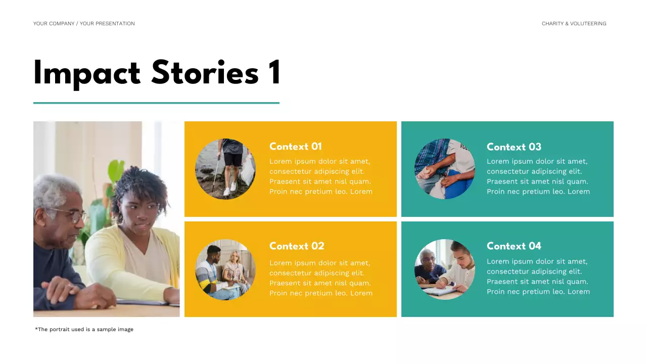 Teal Minimal Fundraising Proposal Presentation