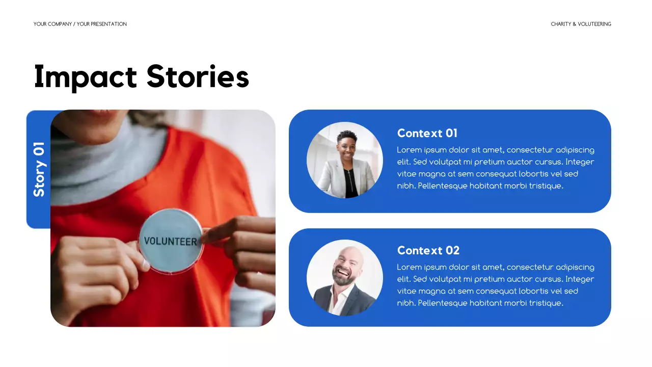 Blue Modern Fundraising Proposal Presentation