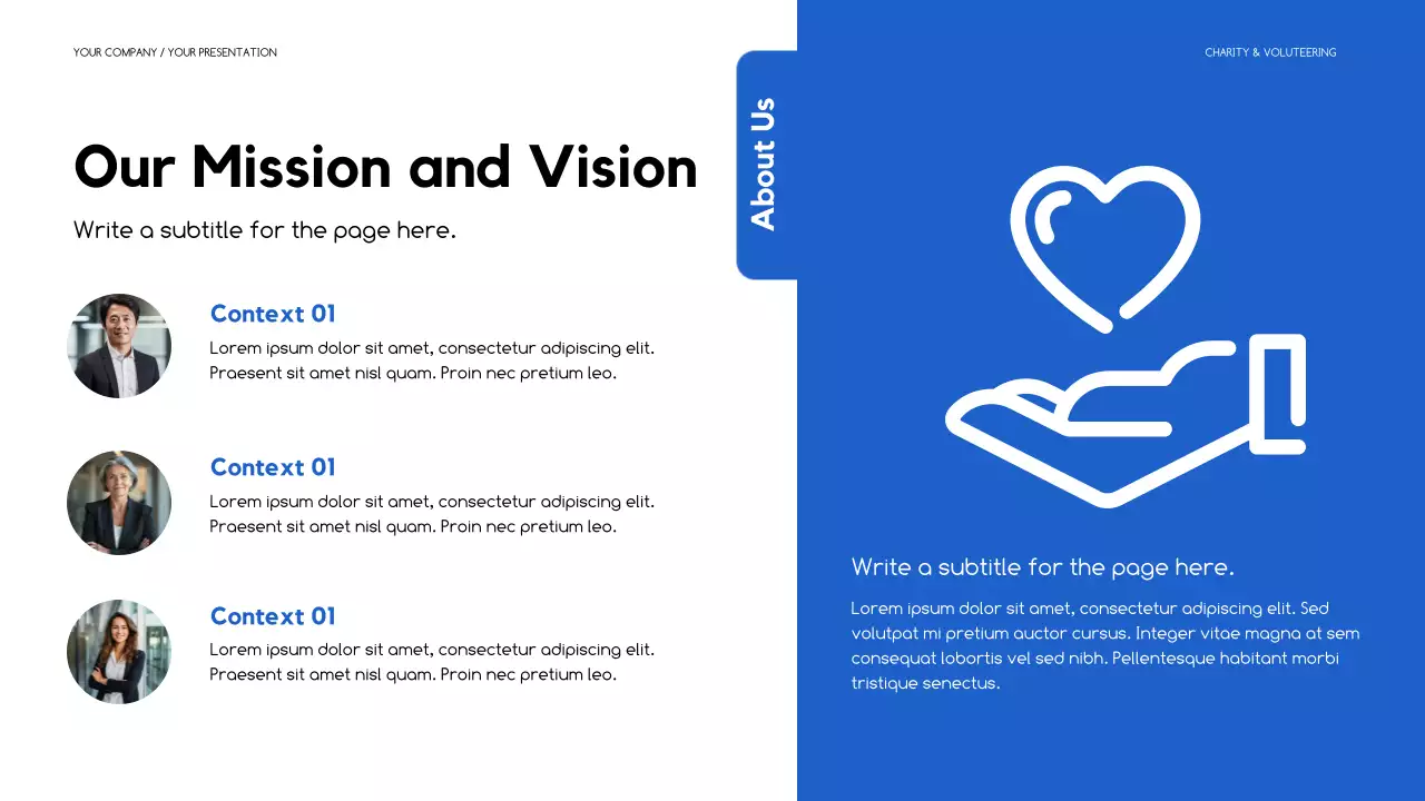 Blue Modern Fundraising Proposal Presentation