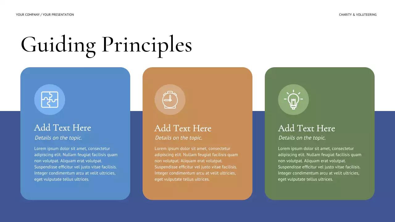 Blue Modern Fundraising Proposal Presentation