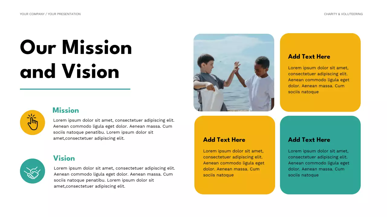 Teal Minimal Fundraising Proposal Presentation