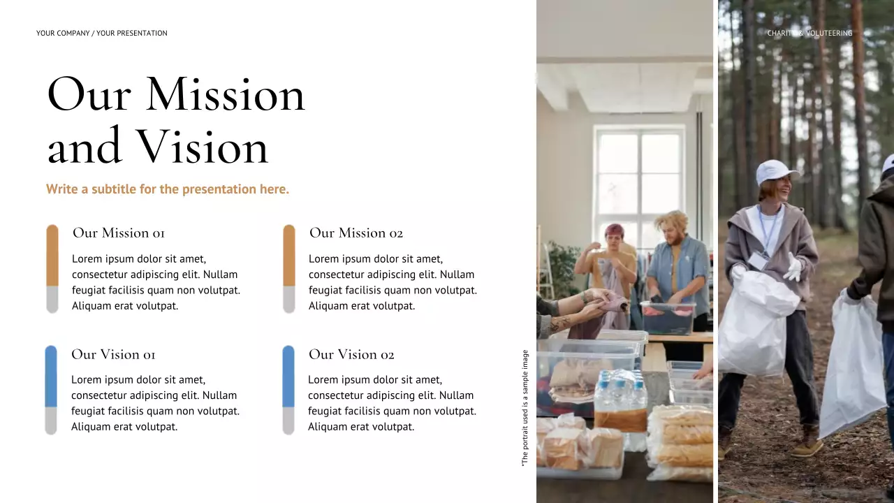 Blue Modern Fundraising Proposal Presentation