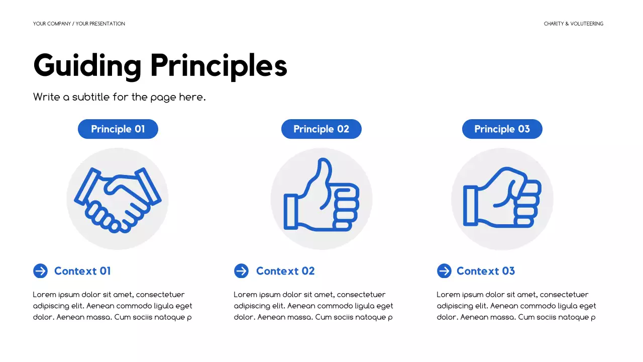 Blue Modern Fundraising Proposal Presentation